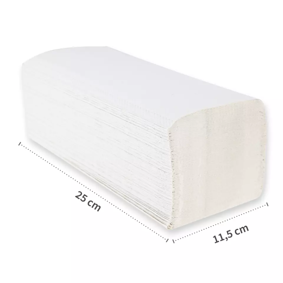 HygoClean 30402, Recycling-Papierhandtücher, 2-lagig, V/ZZ-Falzung, Weiß, image 8, gallery thumbnail
