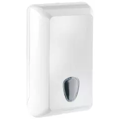Franz Mensch 888821, Interfold Plastic Toilet Paper Dispenser, White