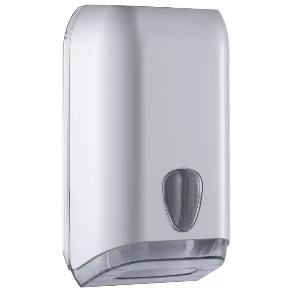 Franz Mensch 888822, Satin Toilet Paper Dispenser, Plastic, Interfold, image 1, gallery thumbnail
