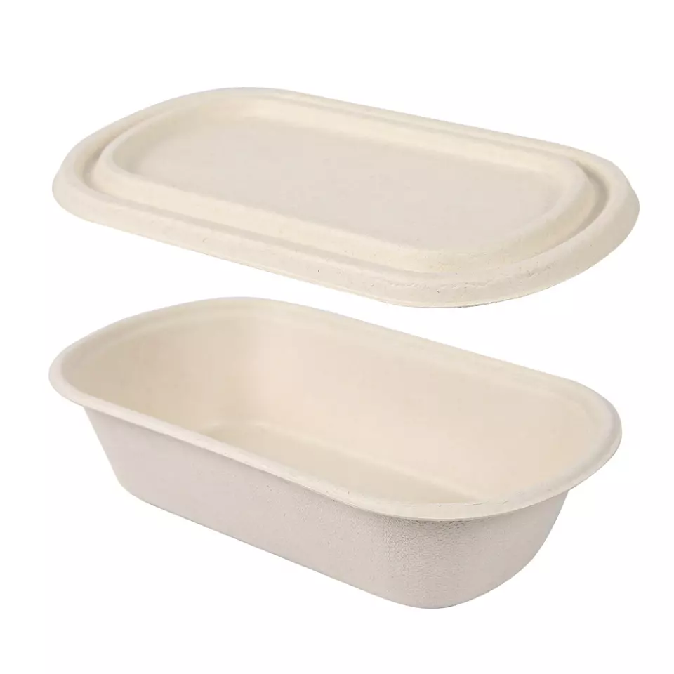 NATUREStar 411515, Bio-Bagasse Snackschalen, 236 x 135 x 55 mm, 800 ml, Oval, image 6, gallery thumbnail