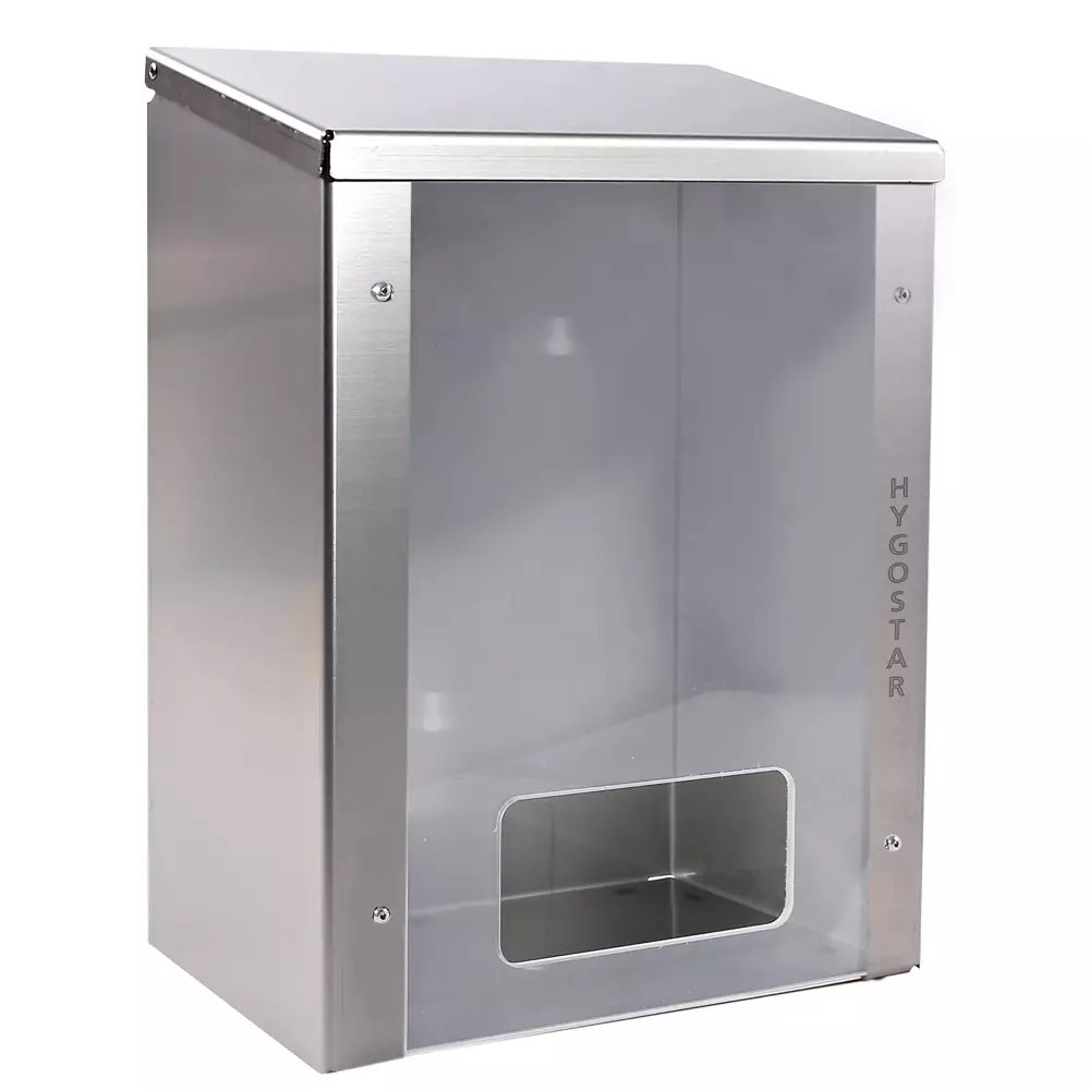 Hygostar 88939, Stainless Steel Multidispenser for Caps, Oversleeves, and Overshoes, image 1