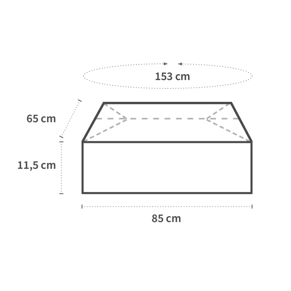 Hygostar 52226, LDPE Loading Trolley Covers, 850 x 650 mm, Blue, image 3, gallery thumbnail