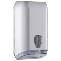 Franz Mensch 888822, Satin Toilet Paper Dispenser, Plastic, Interfold
