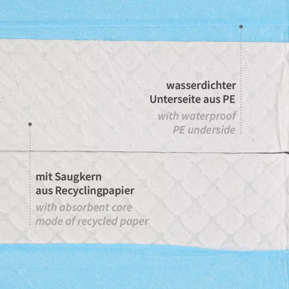 Hygostar 52787, PP/Recycled Paper/PE Bed Underpads, 60 x cm (assuming the length value will be added), image 2, gallery thumbnail