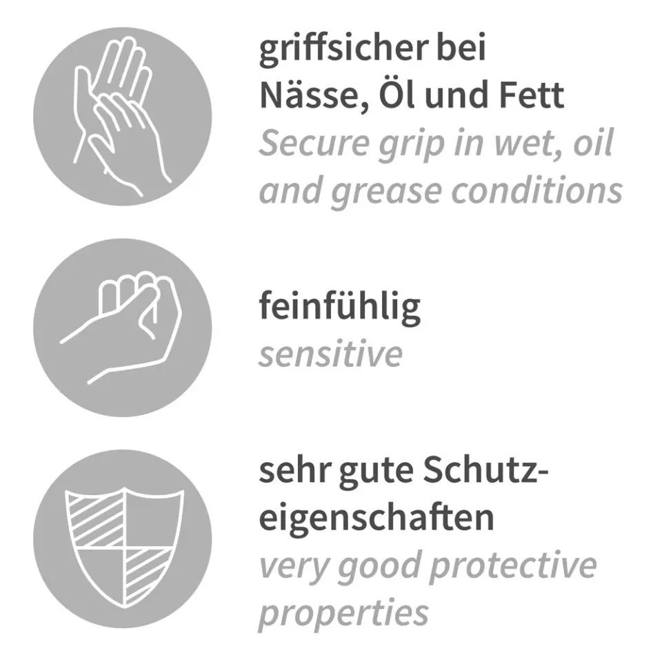 Hygostar 270806, Power Grip Nitril-Handschuhe, puderfrei, image 2, gallery thumbnail