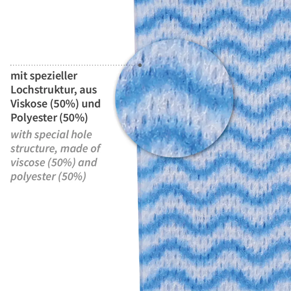 HygoClean 316150, Viskose/Polyester Spültücher, Rolle, image 3, gallery thumbnail