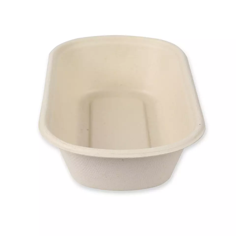 NATUREStar 411515, Bio-Bagasse Snackschalen, 236 x 135 x 55 mm, 800 ml, Oval, image 4, gallery thumbnail