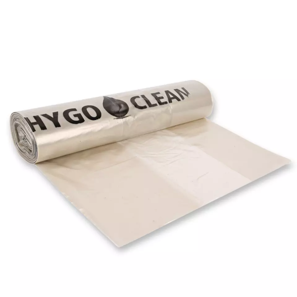 HygoClean 32654, Light LDPE Waste Bags, 70 l, Black, Roll, image 2, gallery thumbnail
