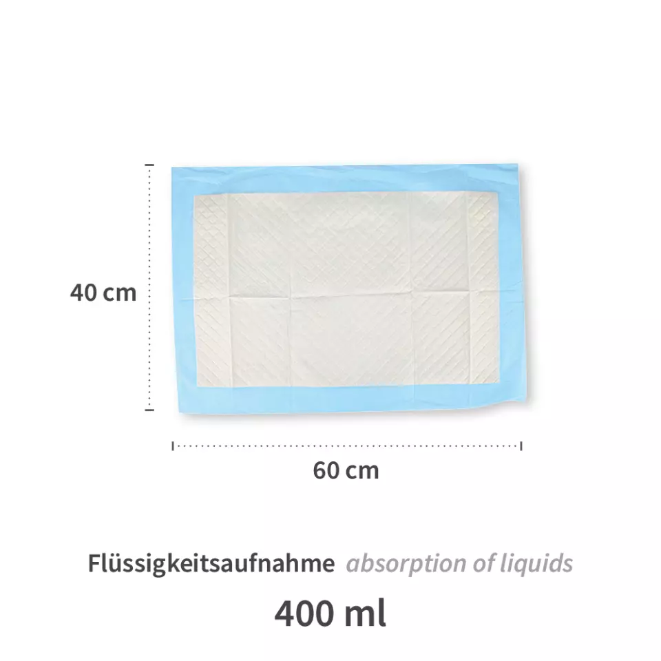 Hygostar 52785, Underpads for Beds, 60 x 40 cm, PP/Cellulose/PE, image 4, gallery thumbnail