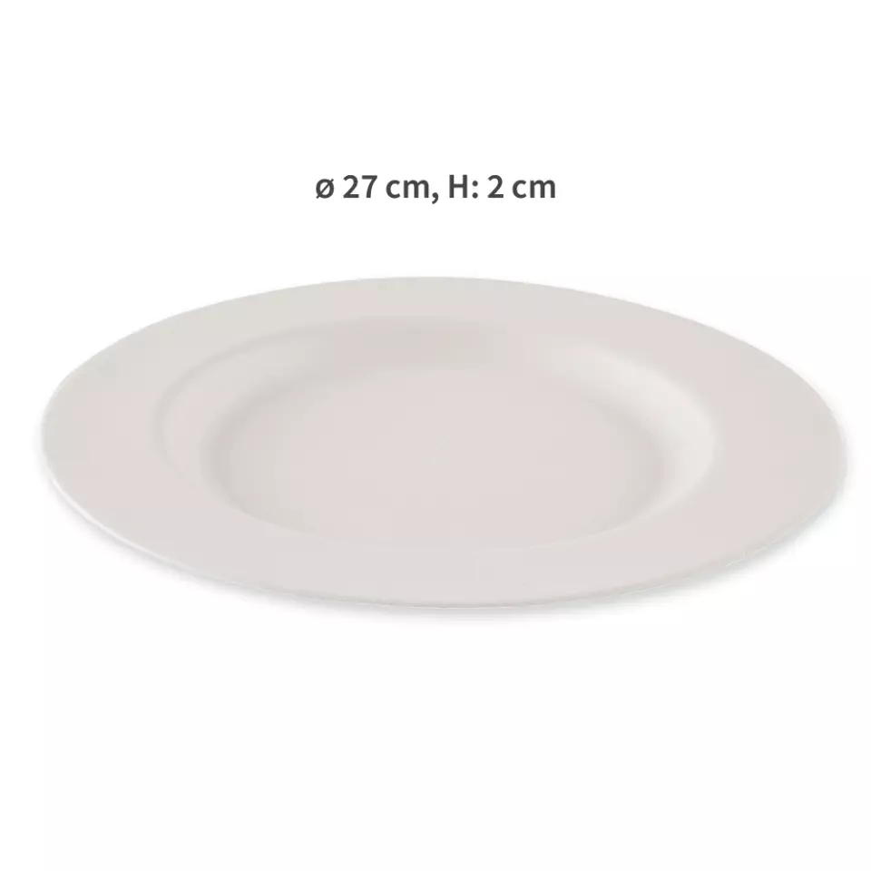 NATUREStar 410260, Gourmet runde Bagasse-Teller, Ø 270 mm, image 2, gallery thumbnail