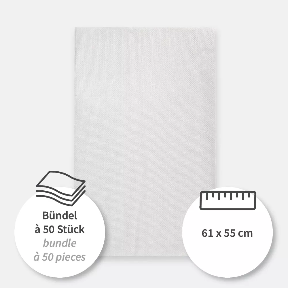 HygoClean 3180, Viscose Pleated Cleaning Cloths, White, image 4