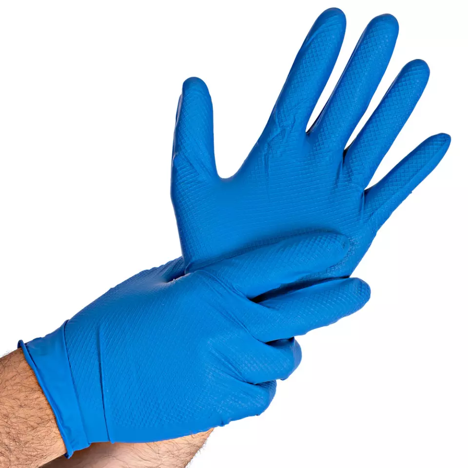 Hygostar 270806, Power Grip Nitril-Handschuhe, puderfrei, image 1, gallery thumbnail