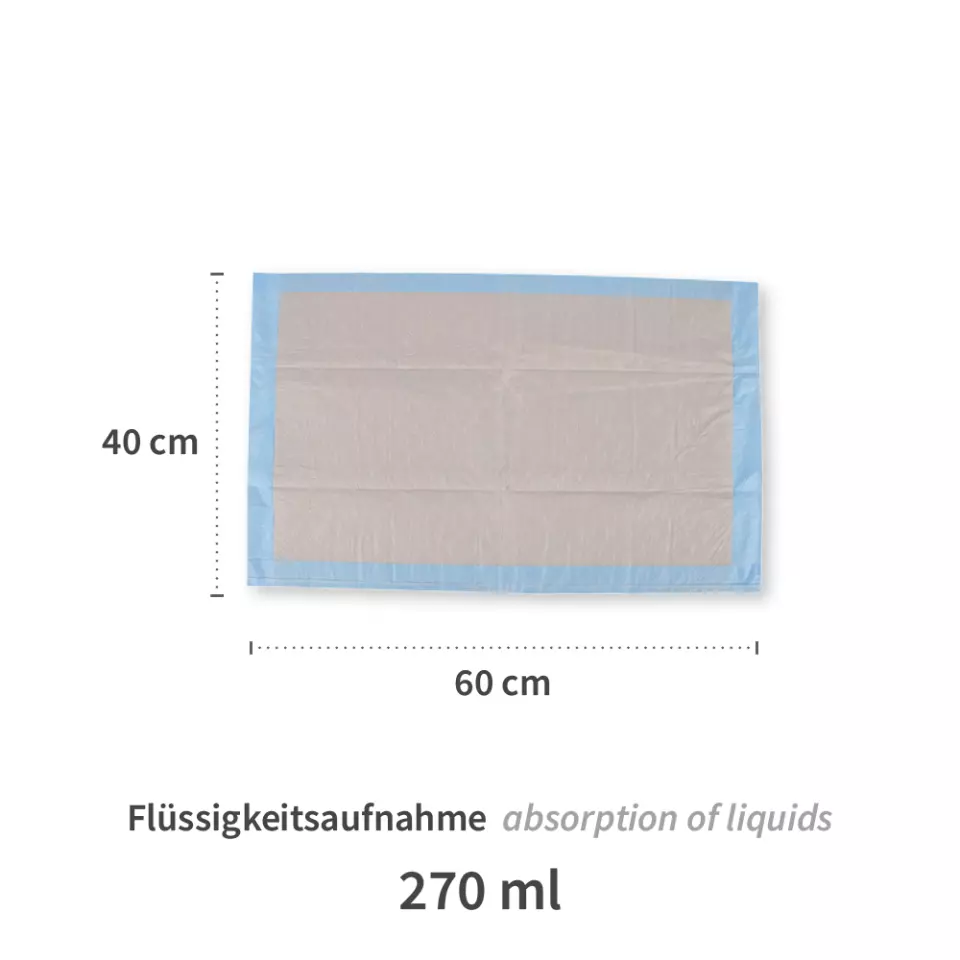 Hygostar 52795, 8-ply PP/Recycled Cellulose/PE Underpads, 60 x 40 cm, image 3, gallery thumbnail
