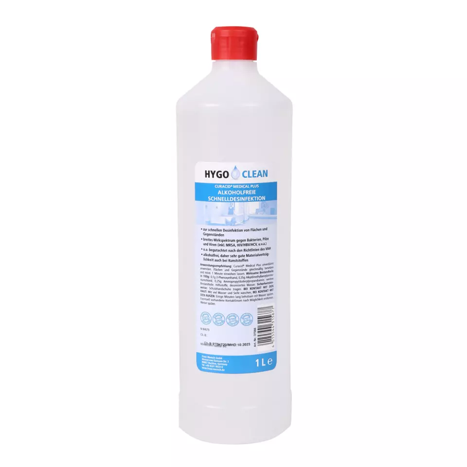 HygoClean 31566, Alkoholfreie Schnelldesinfektion, 1l, image 1, gallery thumbnail