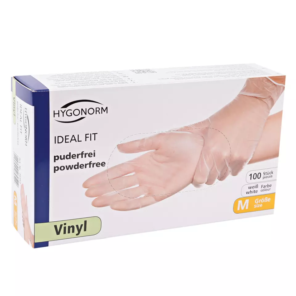Hygonorm 26902, Ideal Fit Puderfreie Vinyl-Handschuhe, image 2, gallery thumbnail