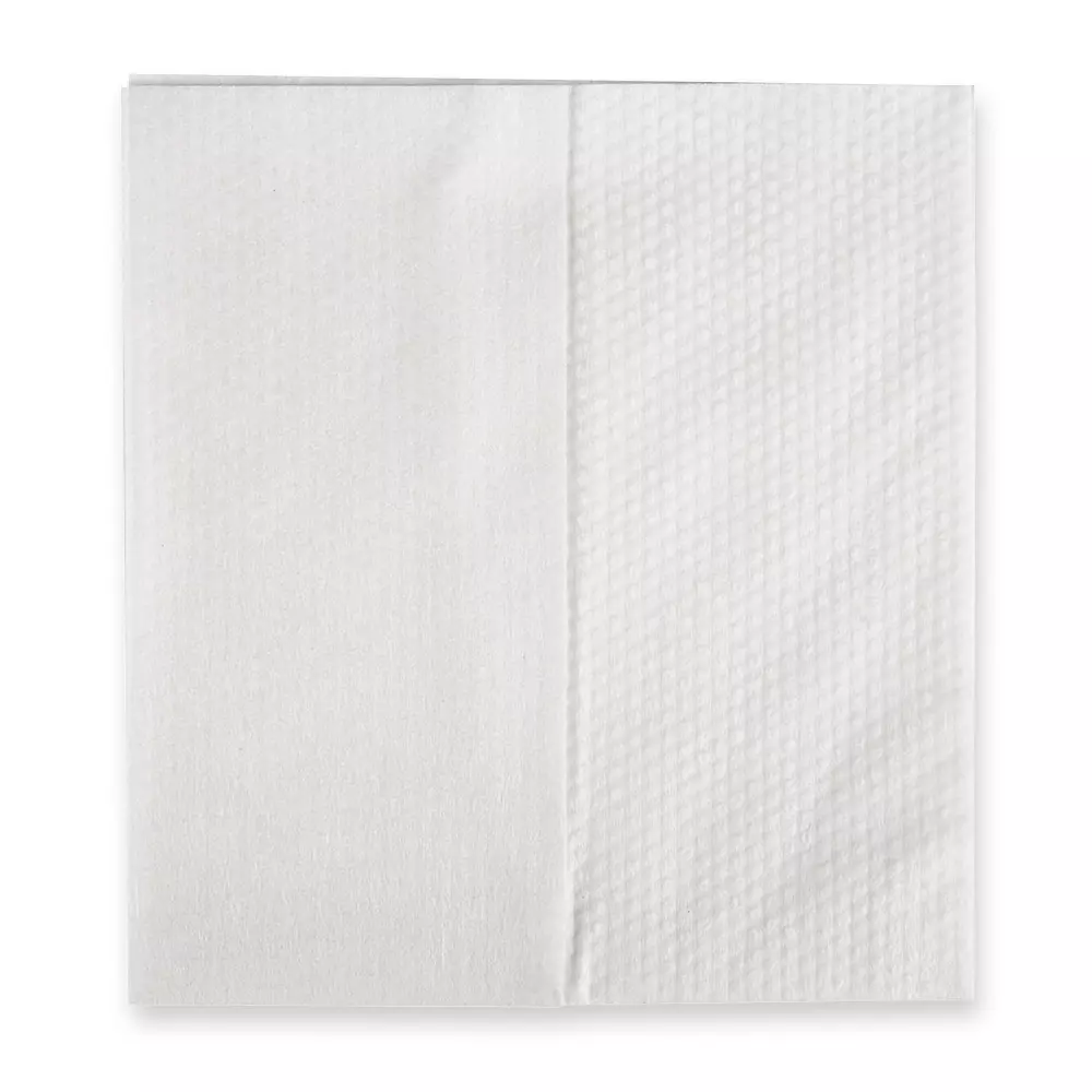 HygoClean 317510, Spunlace Cleaning Cloths, Pleated, White, image 2