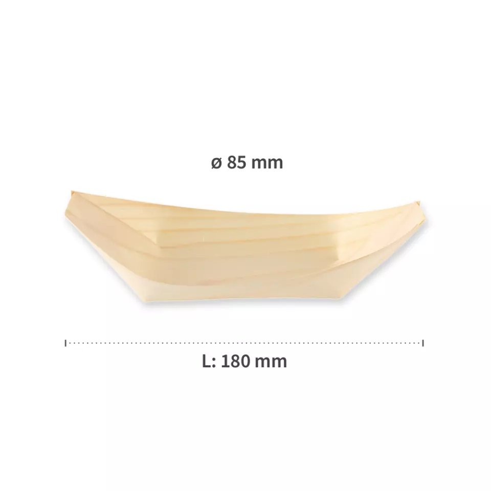 NATUREStar 38835, Bio-Holz Fingerfood-Schiffchen, 180 x 85 mm, image 5, gallery thumbnail