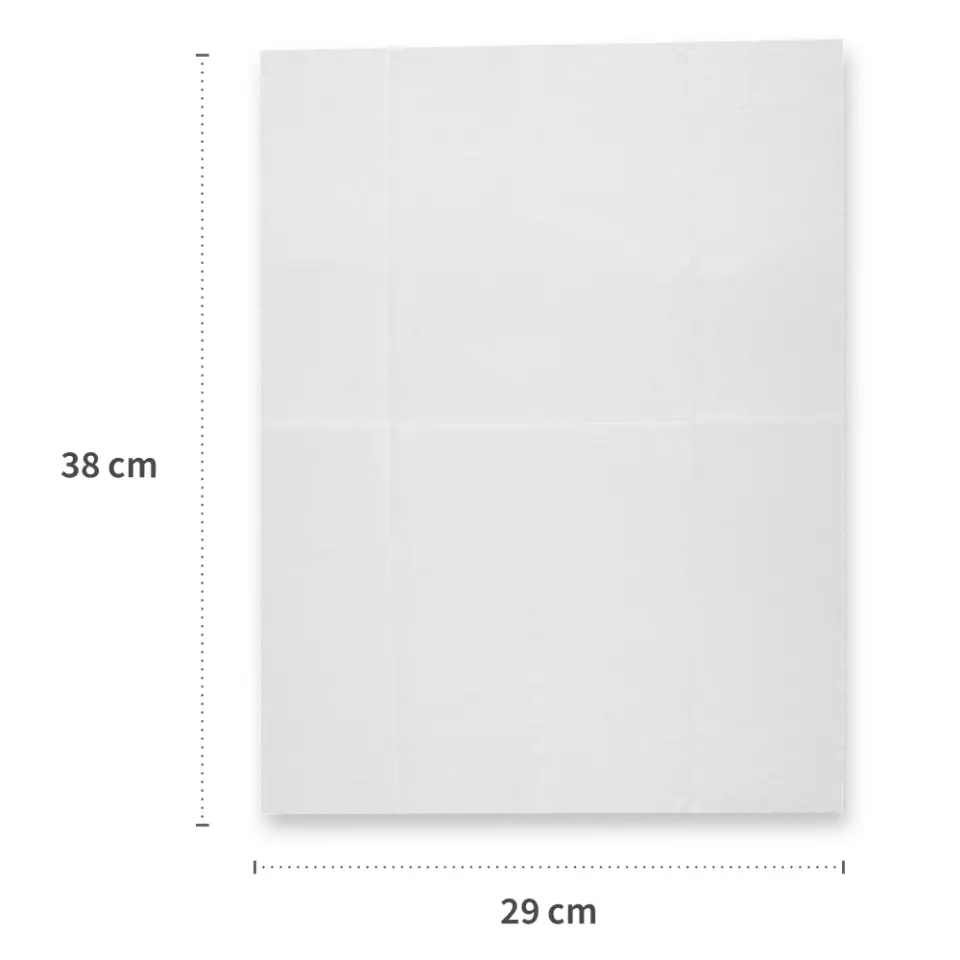 Hygostar 53622, Care Light Pflegetücher, 29 x 38 cm, Viskose/Polyester, gefaltet, Weiß, image 4, gallery thumbnail