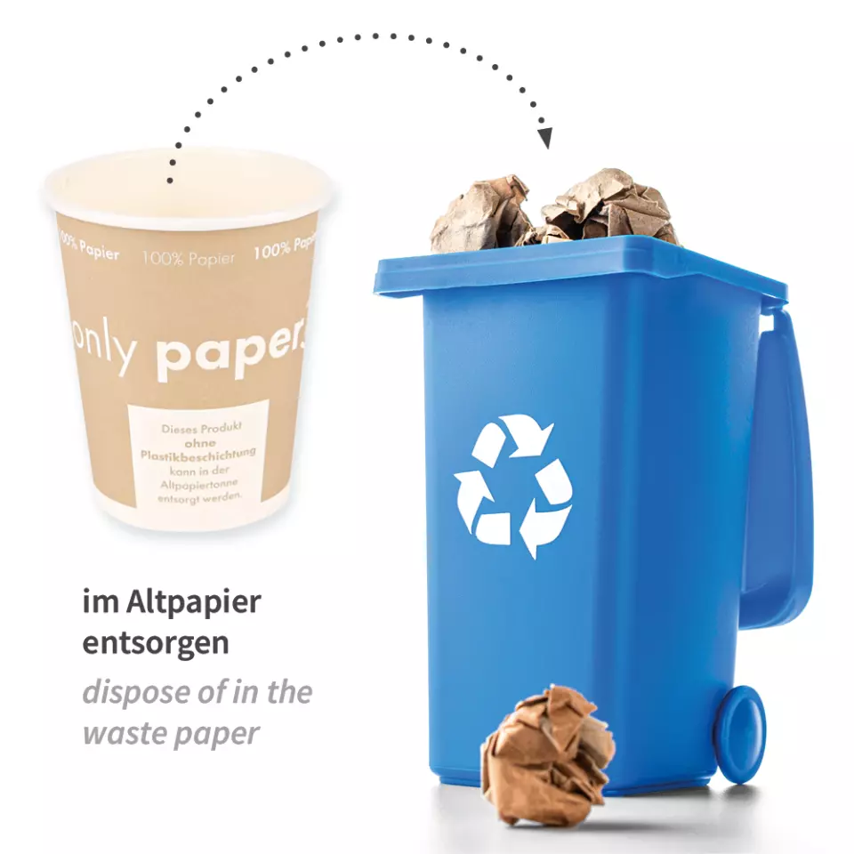 NATUREStar 403163, Bio-Karton Kaffeebecher, 400 ml / 16 oz, ø 90 mm, image 6, gallery thumbnail
