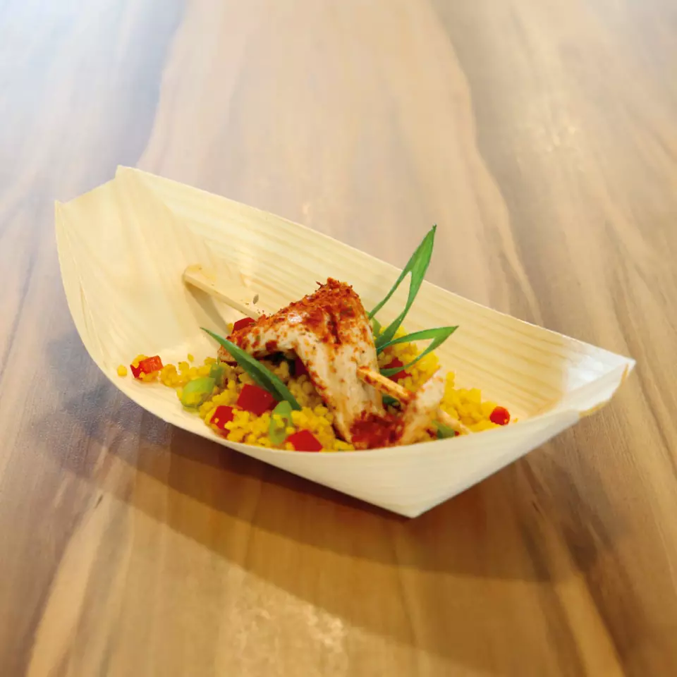 NATUREStar 38835, Bio-Holz Fingerfood-Schiffchen, 180 x 85 mm, image 2, gallery thumbnail