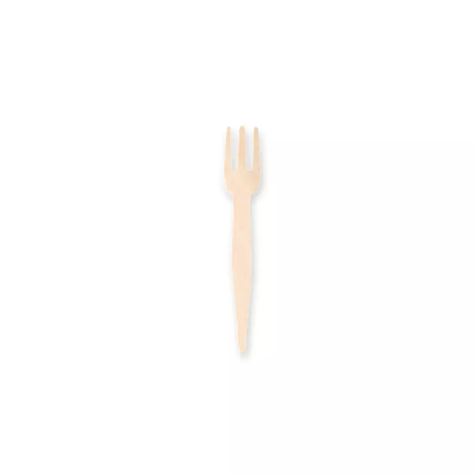 NATUREStar 388513, Holz-Pommes-Gabeln, Bio, Dreizack, 85 mm, FSC® 100%, image 1, gallery thumbnail