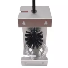 Hygostar 88967, Stainless Steel Toilet Brush Holder