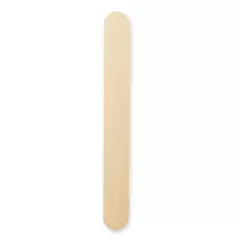 Hygostar 38862, Bio Holz-Mundspatel, 150 x 18 x 1.5 mm, in Spenderbox