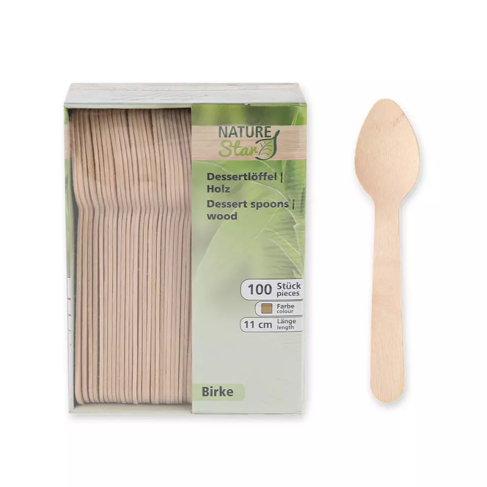 NATUREStar 38858, Holz-Kaffeelöffel, 110 mm, Bio, image 6, gallery thumbnail