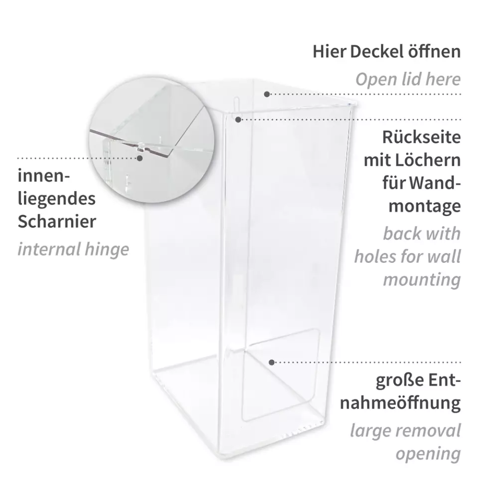 Hygostar 8895, Acrylic Multi Dispenser, image 7, gallery thumbnail