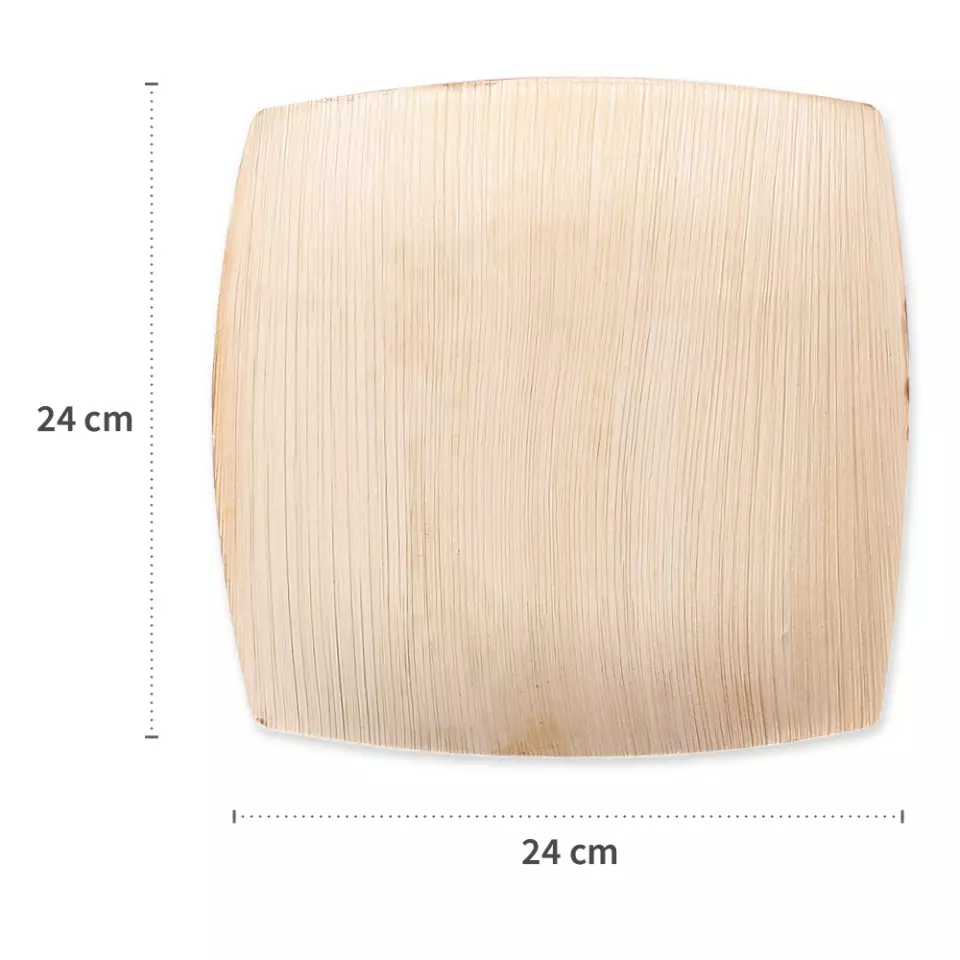 NATUREStar 410626, Bio-Palmblatt-Teller, Quadratisch, 200 x 200 mm, image 6, gallery thumbnail