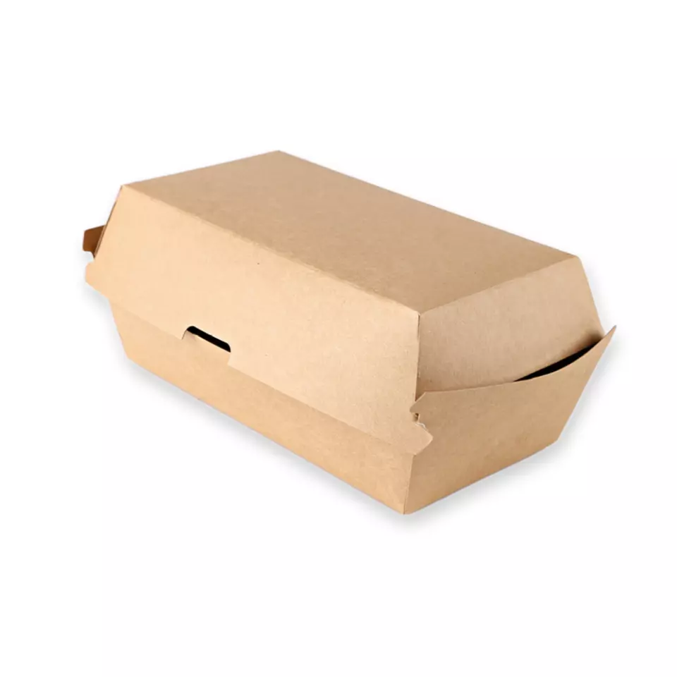 NATUREStar 416418, Club Sandwich Boxen, 177 x 91 x 85 mm, Kraftpapier/PLA, Bio, image 1, gallery thumbnail