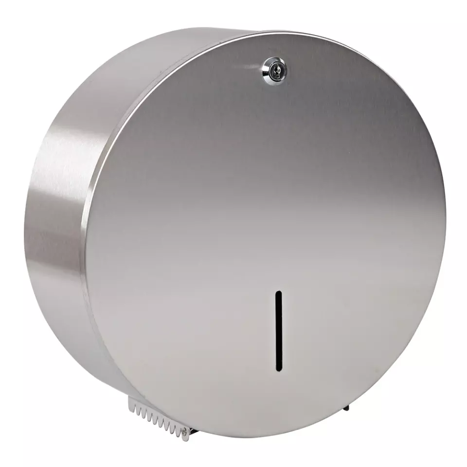 Hygostar 88964, Jumbo Toilet Paper Dispenser, Stainless Steel, image 1, gallery thumbnail