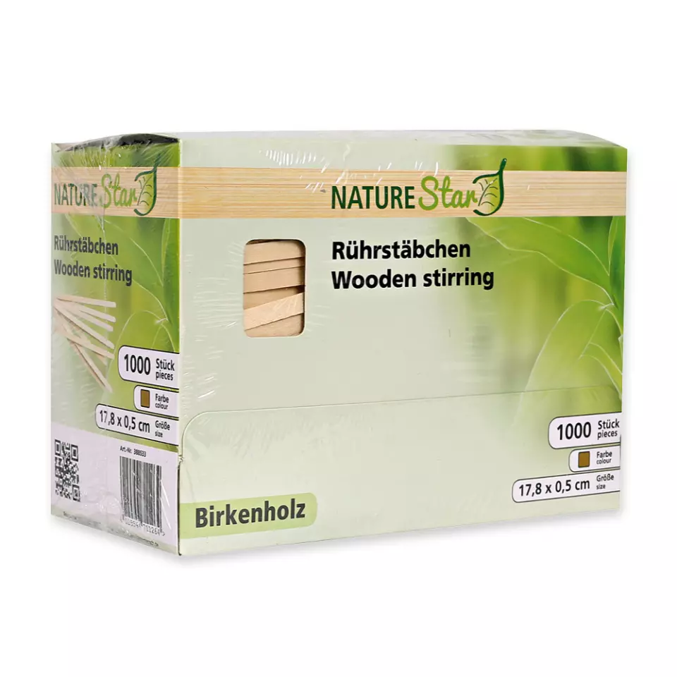 NATUREStar 388533, Bio-Holz Rührstäbchen, 178 mm, image 3, gallery thumbnail