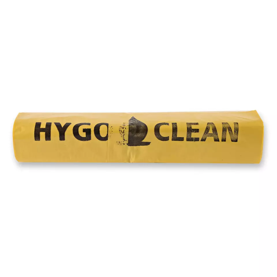 HygoClean 32558, Light LDPE Waste Bags, 120 l, Yellow, Roll, image 3, gallery thumbnail