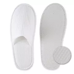 Hygostar 5554, Relax Closed Cotton Slippers, White