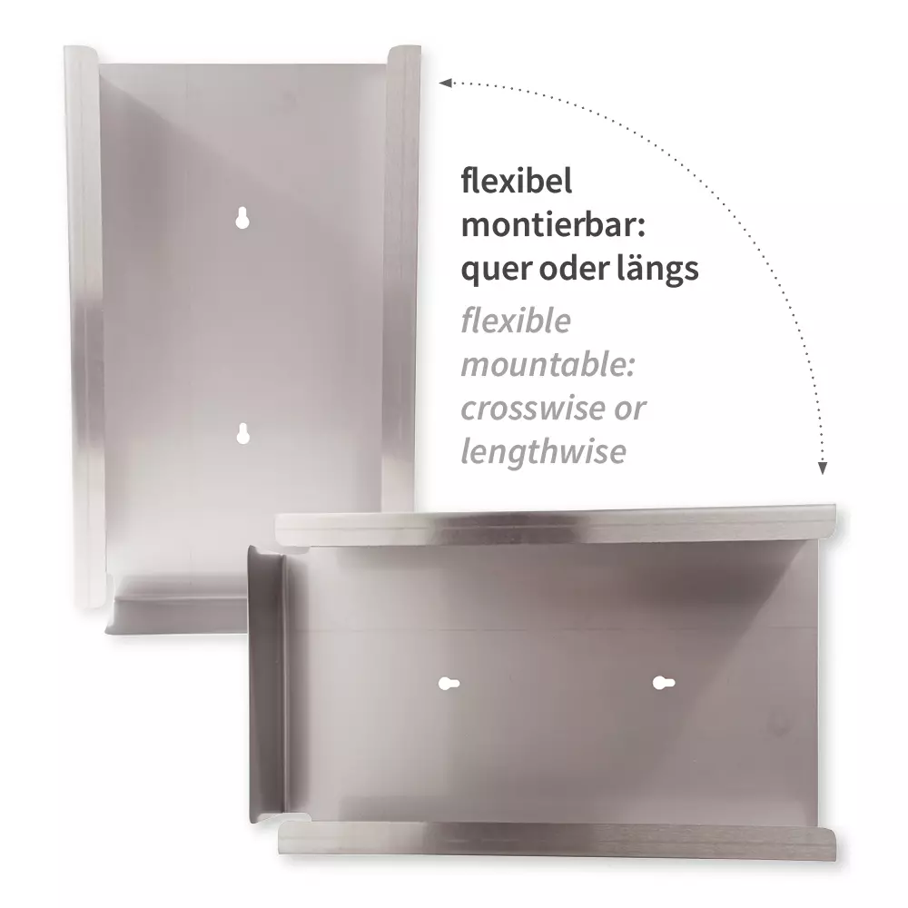 Hygostar 88937, Triple Glove Dispenser, Stainless Steel, image 3