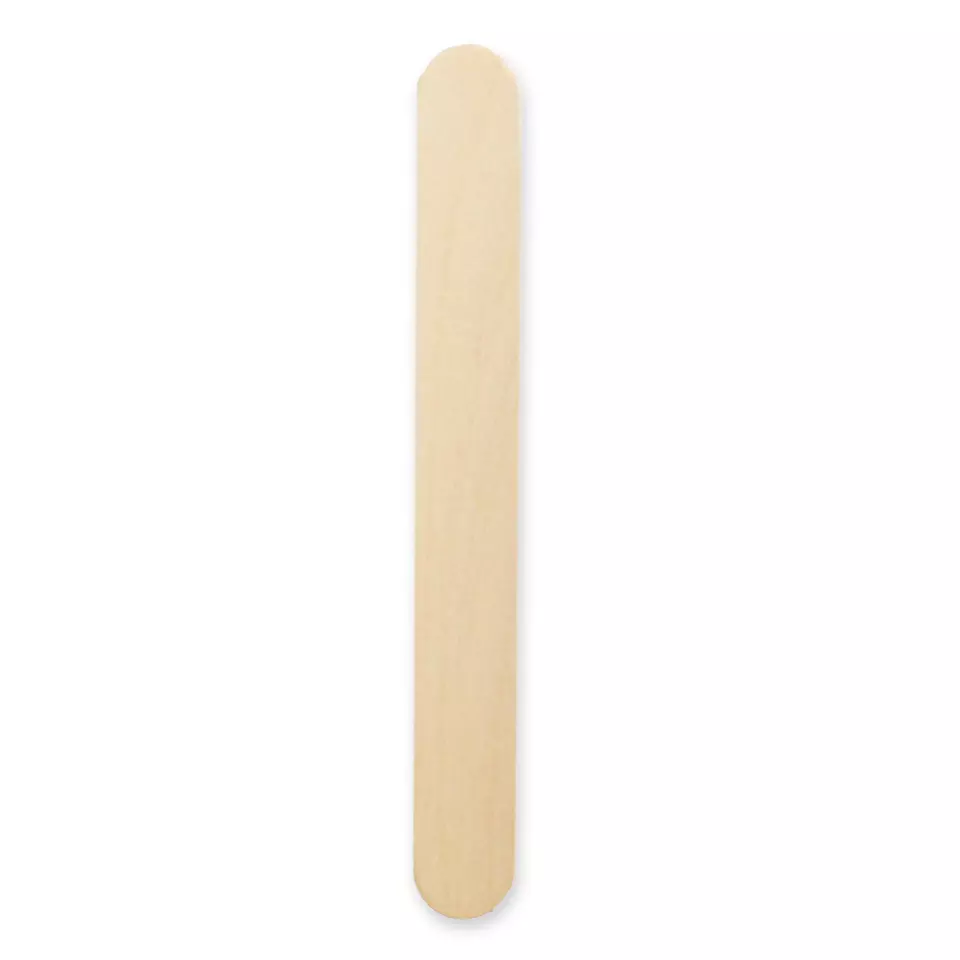 Hygostar 38862, Bio Holz-Mundspatel, 150 x 18 x 1.5 mm, in Spenderbox, image 1, gallery thumbnail