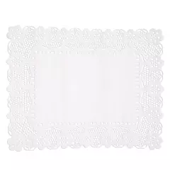 Hygostar 36473, Rechteckige fettdichte Papierdeckchen, 32 x 47 cm, Weiß