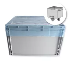 Hygostar 52226, LDPE Loading Trolley Covers, 850 x 650 mm, Blue