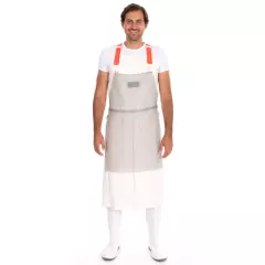 Franz Mensch 33804, Stab Protection Apron, Stainless Steel, 80 x 55 cm
