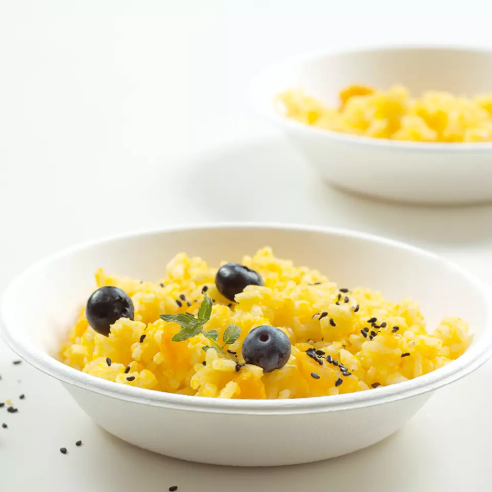 NATUREStar 41168, Bio Flache Runde Bagasse-Schalen, 680 ml, Ø 190 mm, image 5, gallery thumbnail