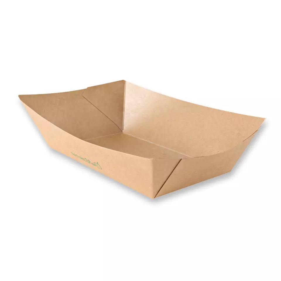 NATUREStar 416590, Bio-Kraftpapier/PLA Speiseschalen, 1200 ml, 224 x 140 x 58 mm, image 1, gallery thumbnail
