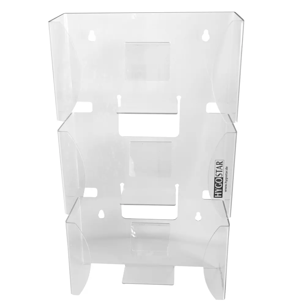 Hygostar 88958, Triple Glove Dispenser, PET, image 1