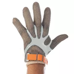 Hygostar 33503, Edelstahl-Kettengeflecht-Handschuhe, ohne Stulpe