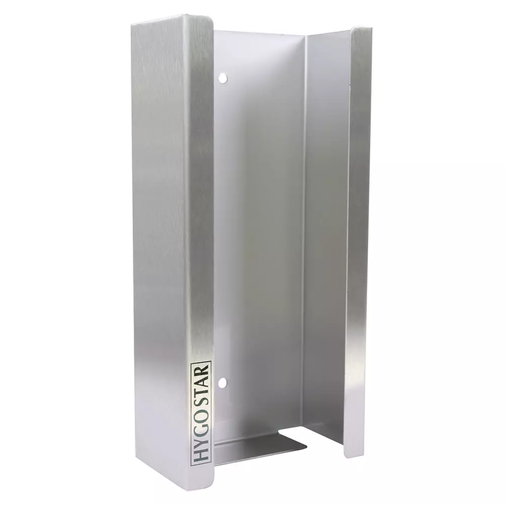 Hygostar 889412, Power Grip Long Glove Dispenser, Stainless Steel, image 1