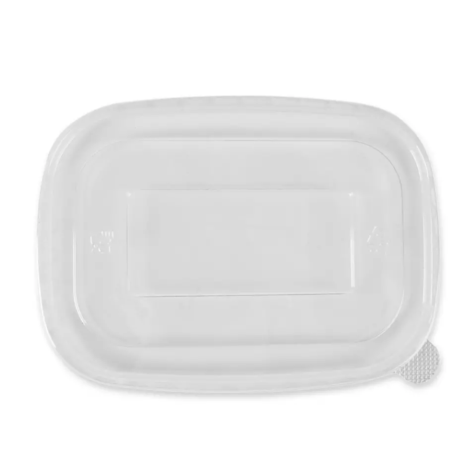 NATUREStar 400116, RPET Bio-Takeaway-Schalendeckel, 172 x 120 x 17 mm, image 1, gallery thumbnail