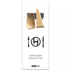 Hygostar 30621, Line-H Papier-Bestecktaschen, FSC®-mix