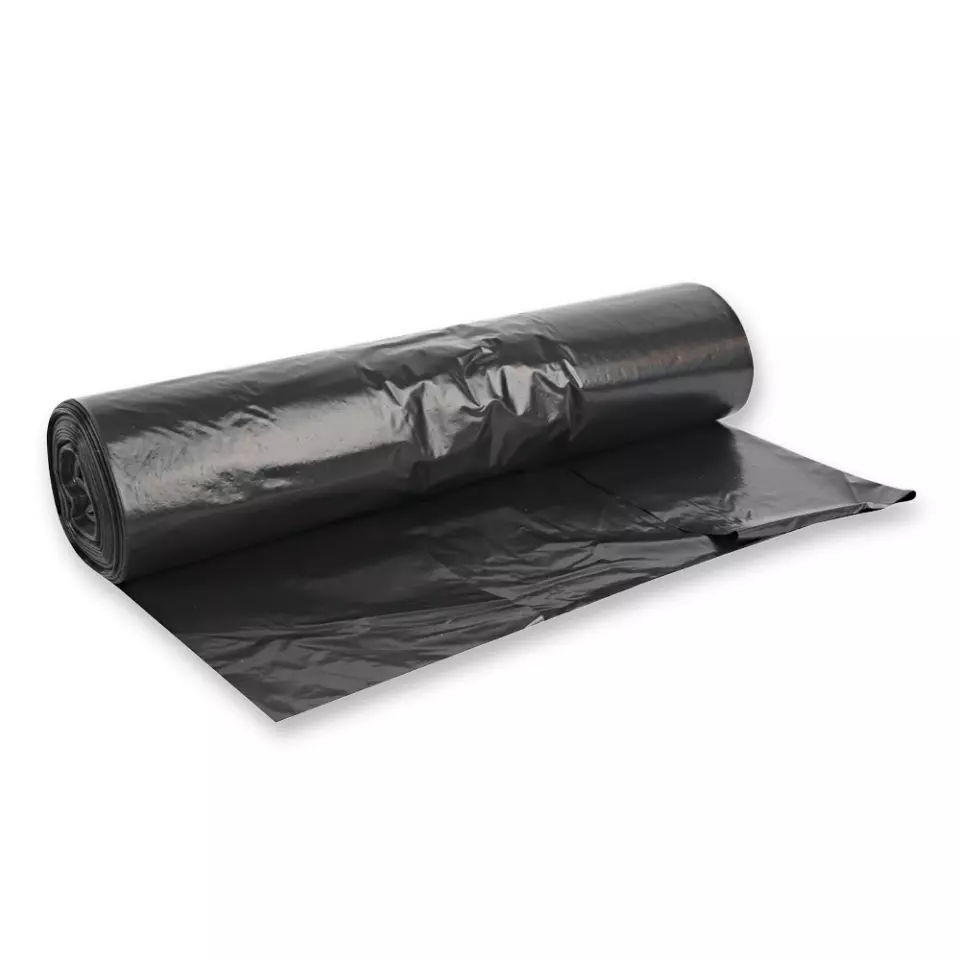 HygoClean 32653, Light LDPE Waste Bags, 70 l, Black, Roll, image 2, gallery thumbnail
