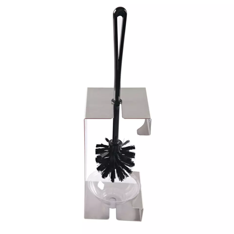 Hygostar 88967, Stainless Steel Toilet Brush Holder, image 2, gallery thumbnail