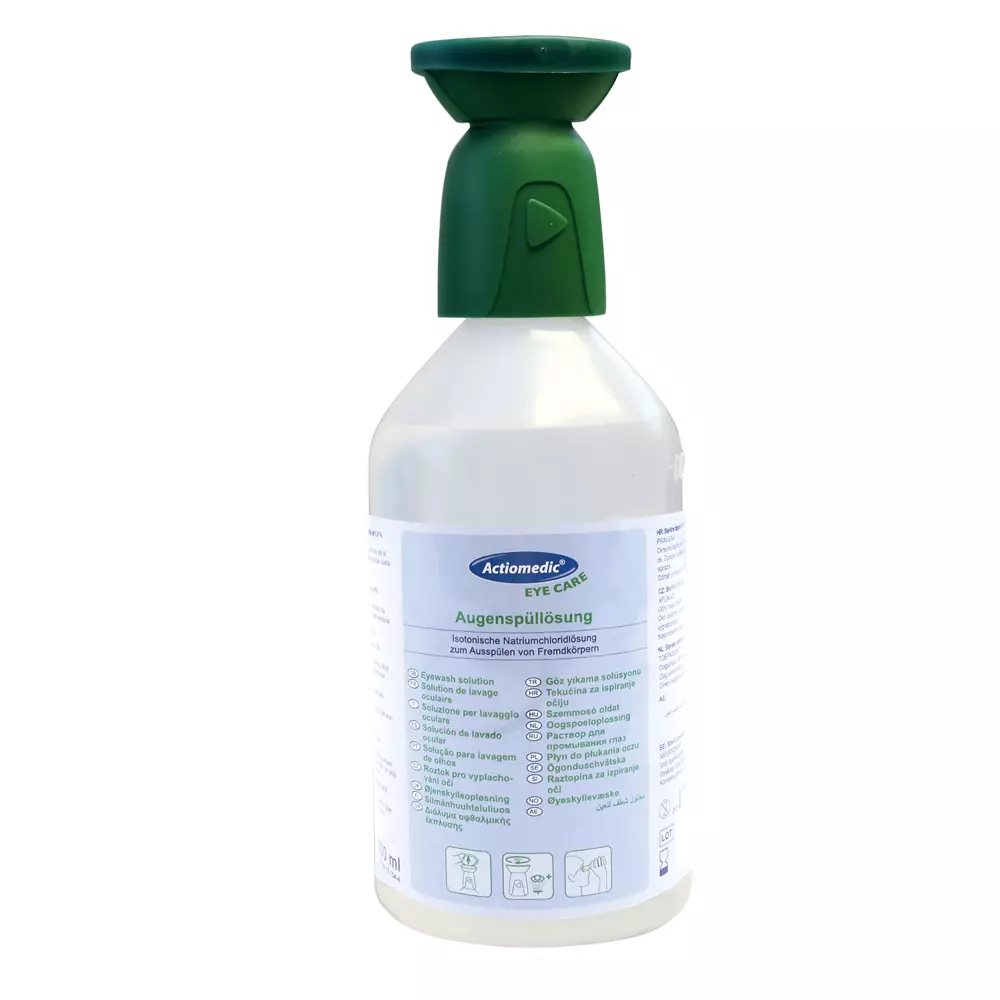 Franz Mensch 50013, Actiomedic® Eye Wash Bottle, DIN 15154-4, 500 ml, image 1